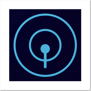 Drum Icon for Electronic Musician Posters and Art